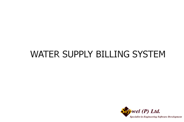 WATER SUPPLY BILLING SYSTEM , 2009