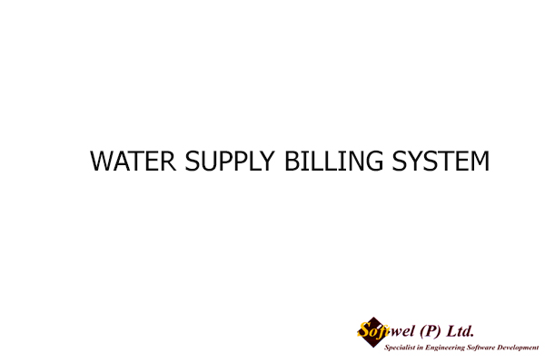 WATER SUPPLY BILLING SYSTEM , 2009