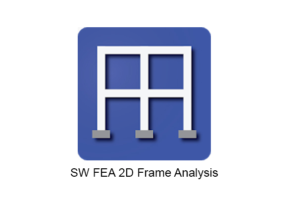 SW FEA 2D Frame Analysis