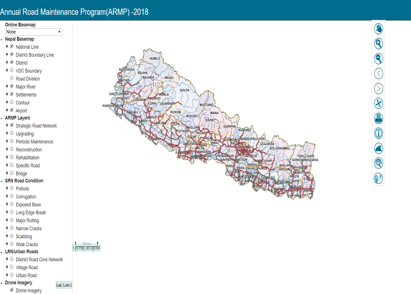 WEB BASED ANNUAL ROAD MAINTENANCE PROGRAM