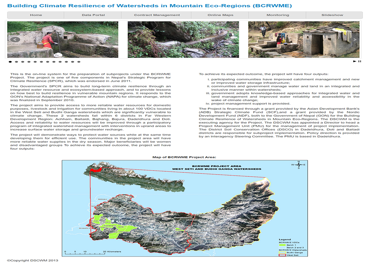 BUILDING CLIMATE RESILIENCE OF WATERSHEDS IN MOUNTAIN ECO REGIONS