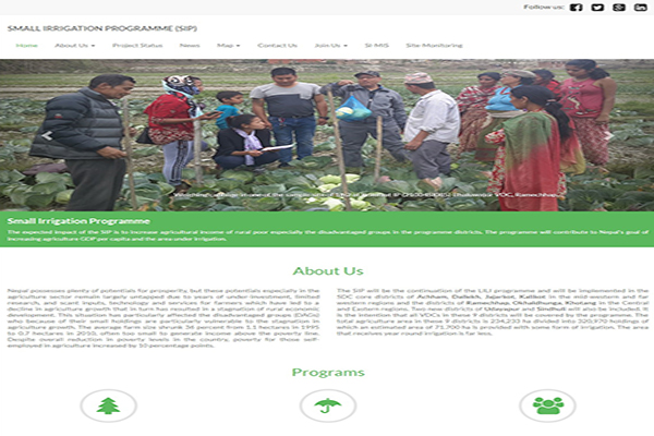 SMALL IRRIGATION PROGRAMME